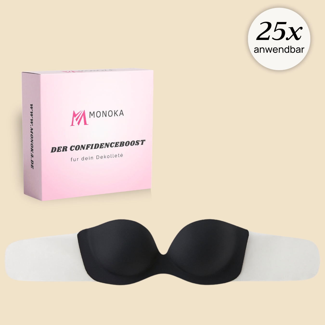Unsichtbarer Pushup Klebe BH™ Trägerlos & Rückenfrei mit natürlich schönem Push Effekt
