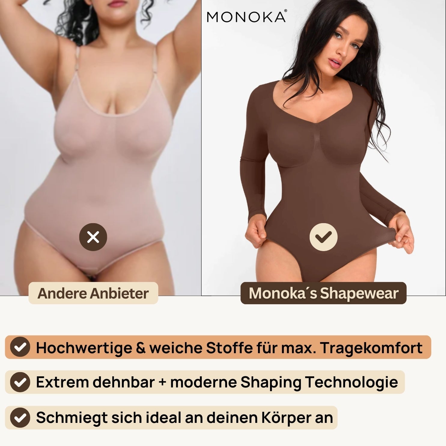 Bodysuit Shapewear™ Mit String - Monoka