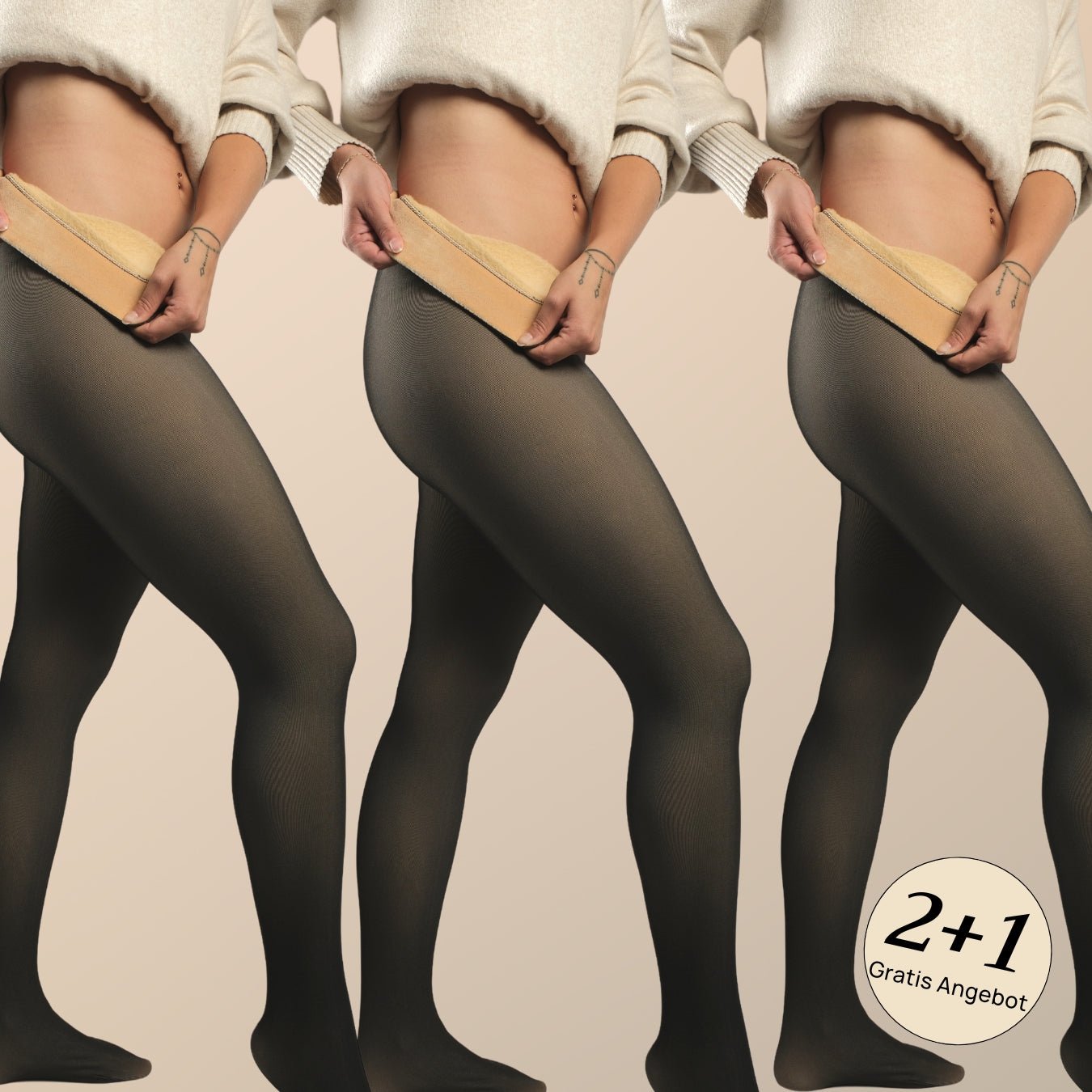 Fleece Strumpfhose™ 3er Set / 2+1 Gratis - Monoka