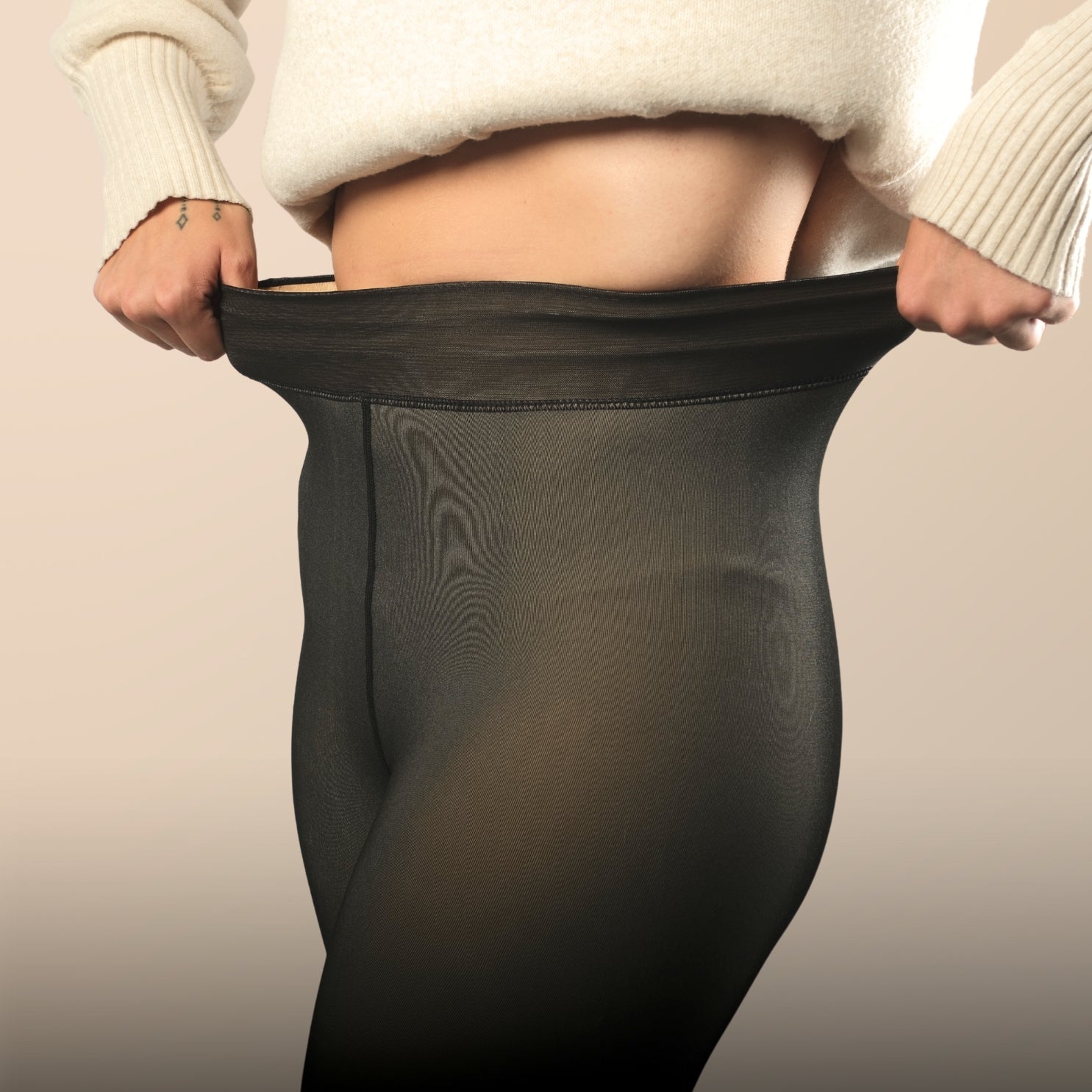 Fleece Strumpfhose™ mit stilvoller & bequemer Naht - Monoka