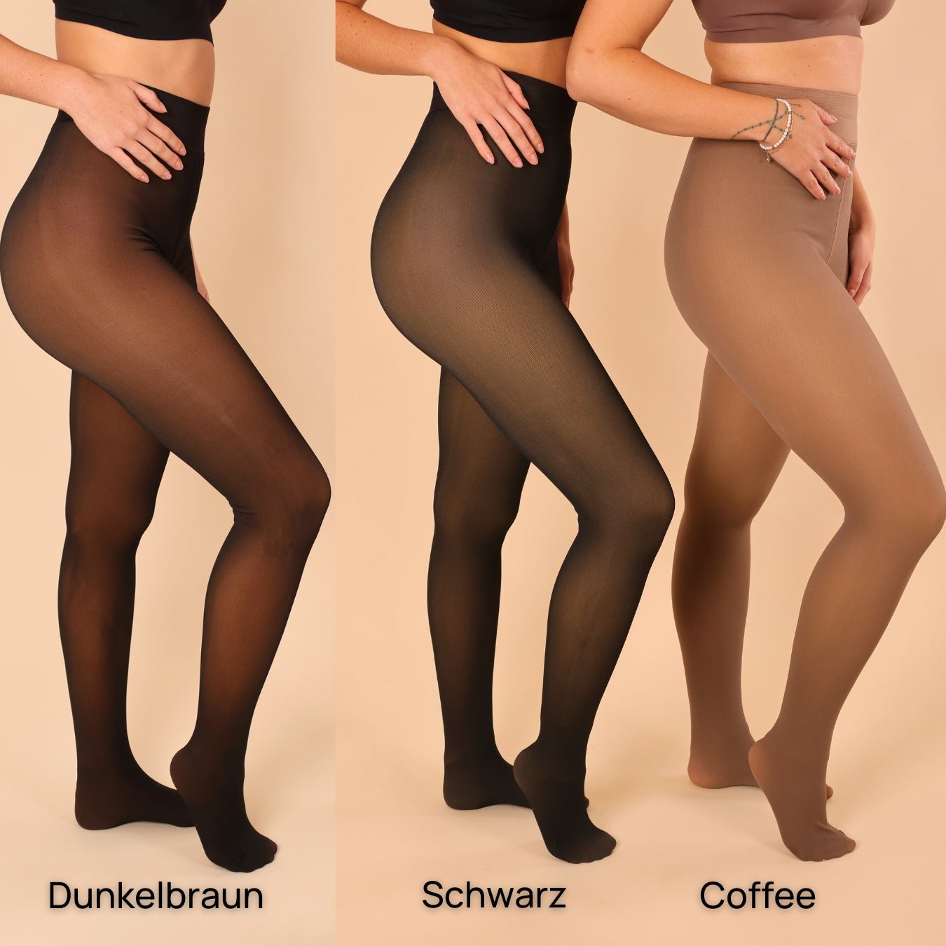 Fleece Strumpfhose™ mit stilvoller & bequemer Naht - Monoka