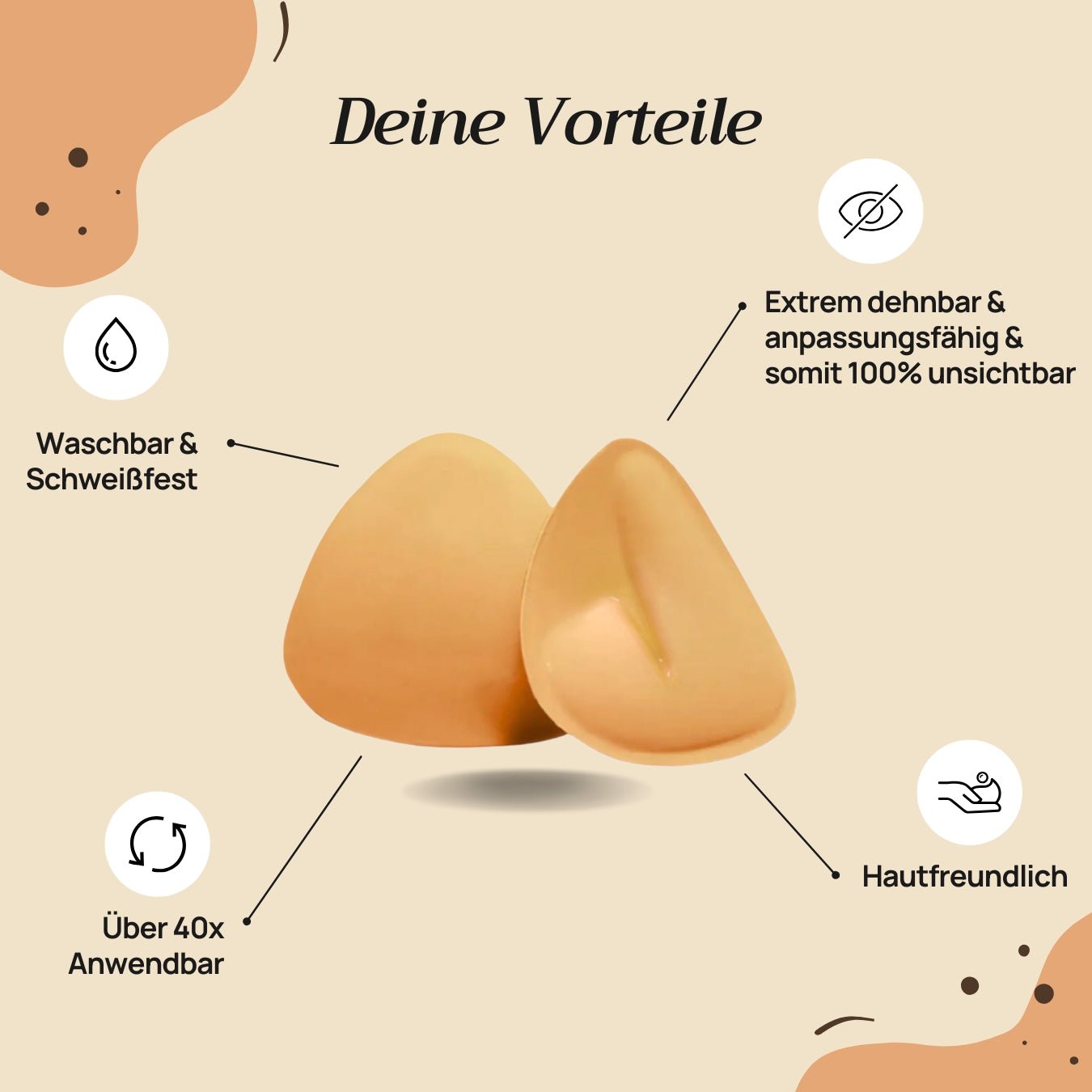 FlexPads™ patentierte Pushpads mit Knick - noch weicher & flexibler - Monoka