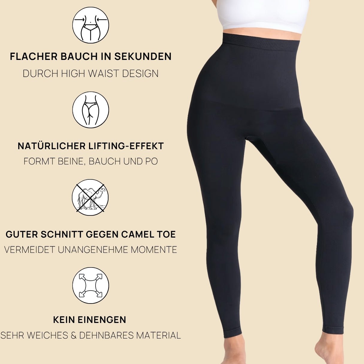 High Waist Shaping Leggings™ - Monoka
