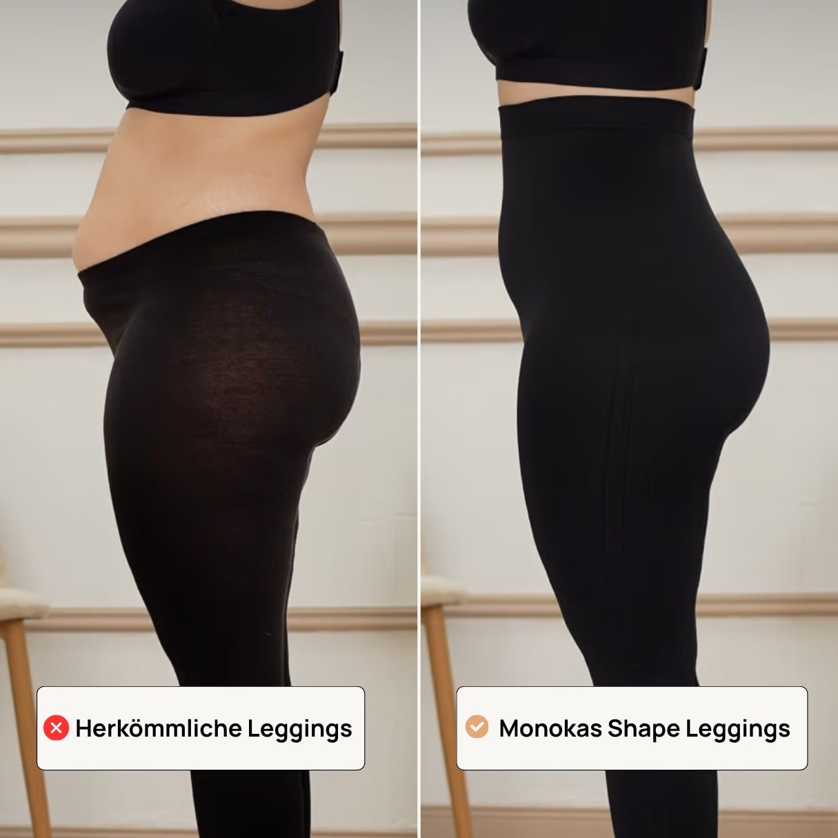 High Waist Shaping Leggings™ - Monoka