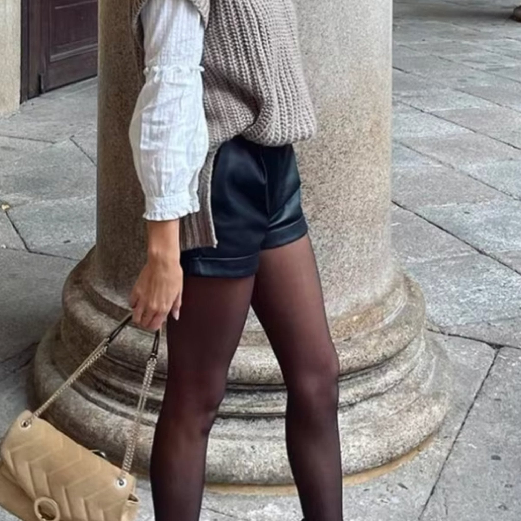 Kurze LederShorts™ Stylisch durch die Wintertage - Monoka