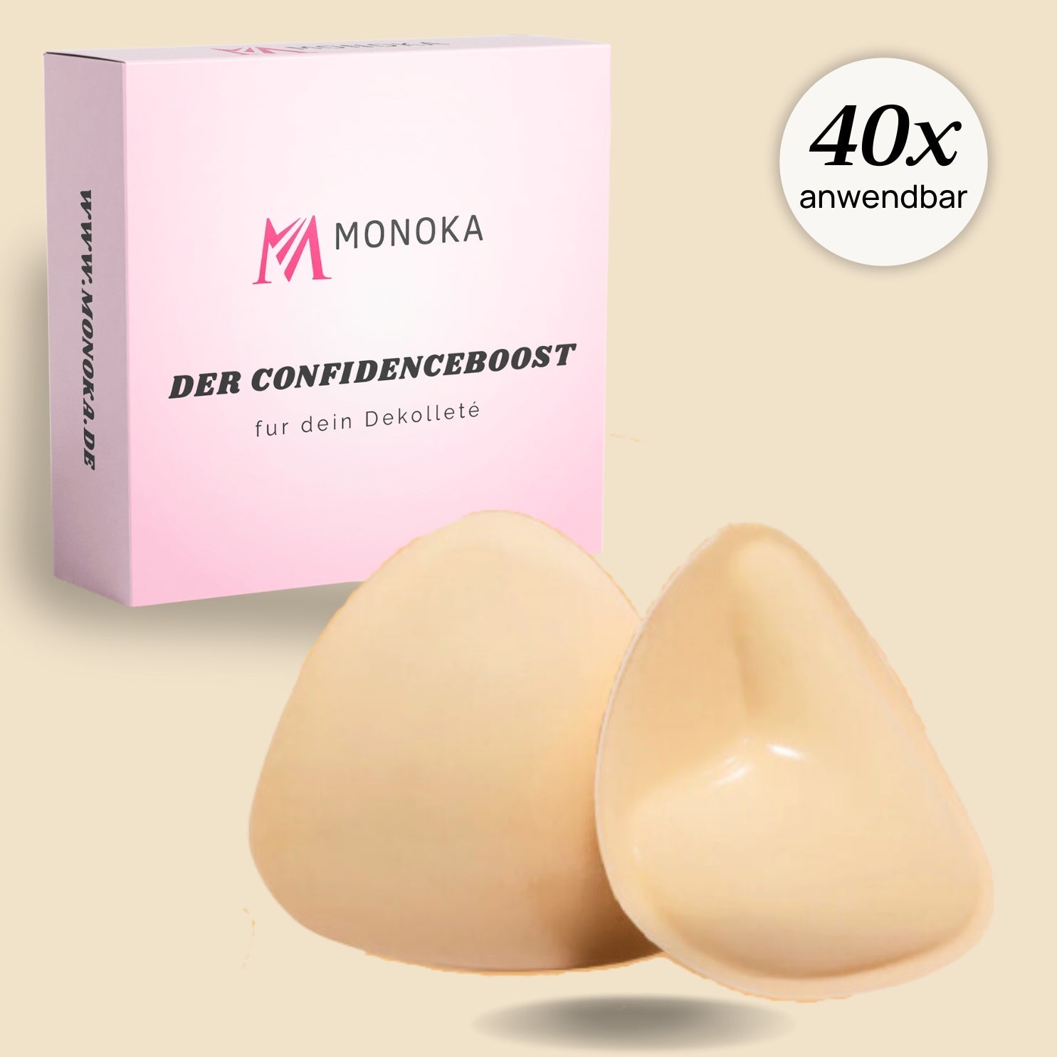 Monoka´s Pushpads™ Doppelseitig klebende Pushup Nippelcover - Monoka