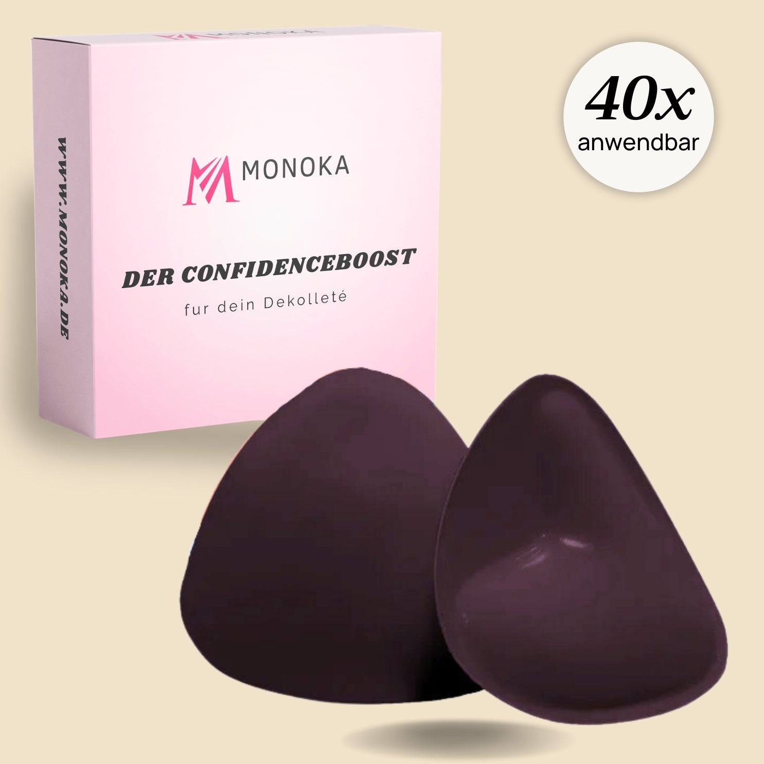 Monoka´s Pushpads™ Doppelseitig klebende Pushup Nippelcover - Monoka