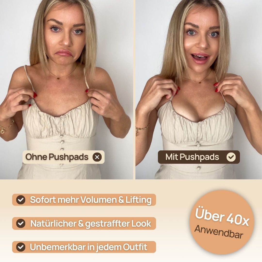 Monoka´s Pushpads™ Doppelseitig klebende Pushup Nippelcover - Monoka