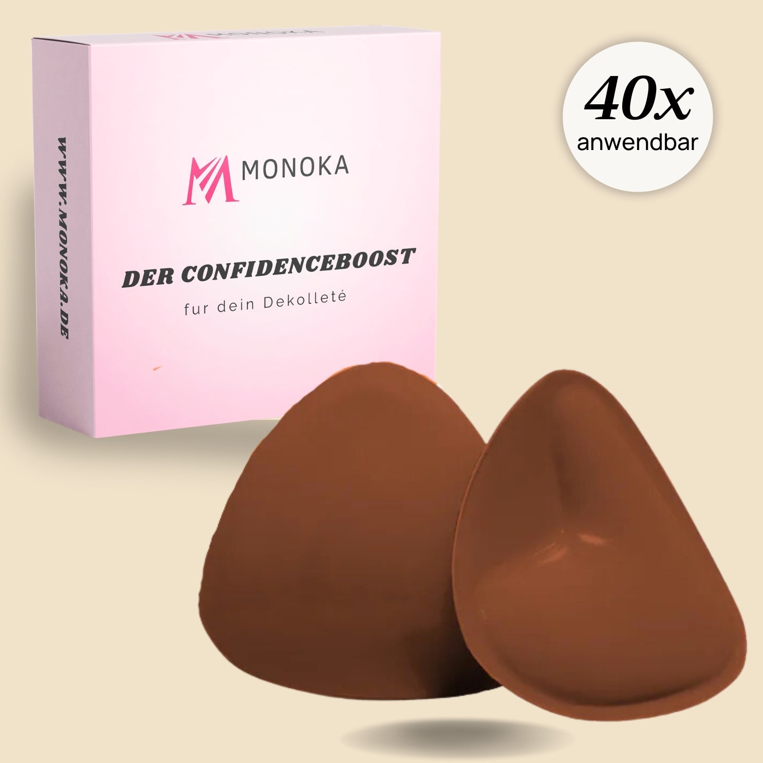 Monoka´s Pushpads™ Doppelseitig klebende Pushup Nippelcover - Monoka