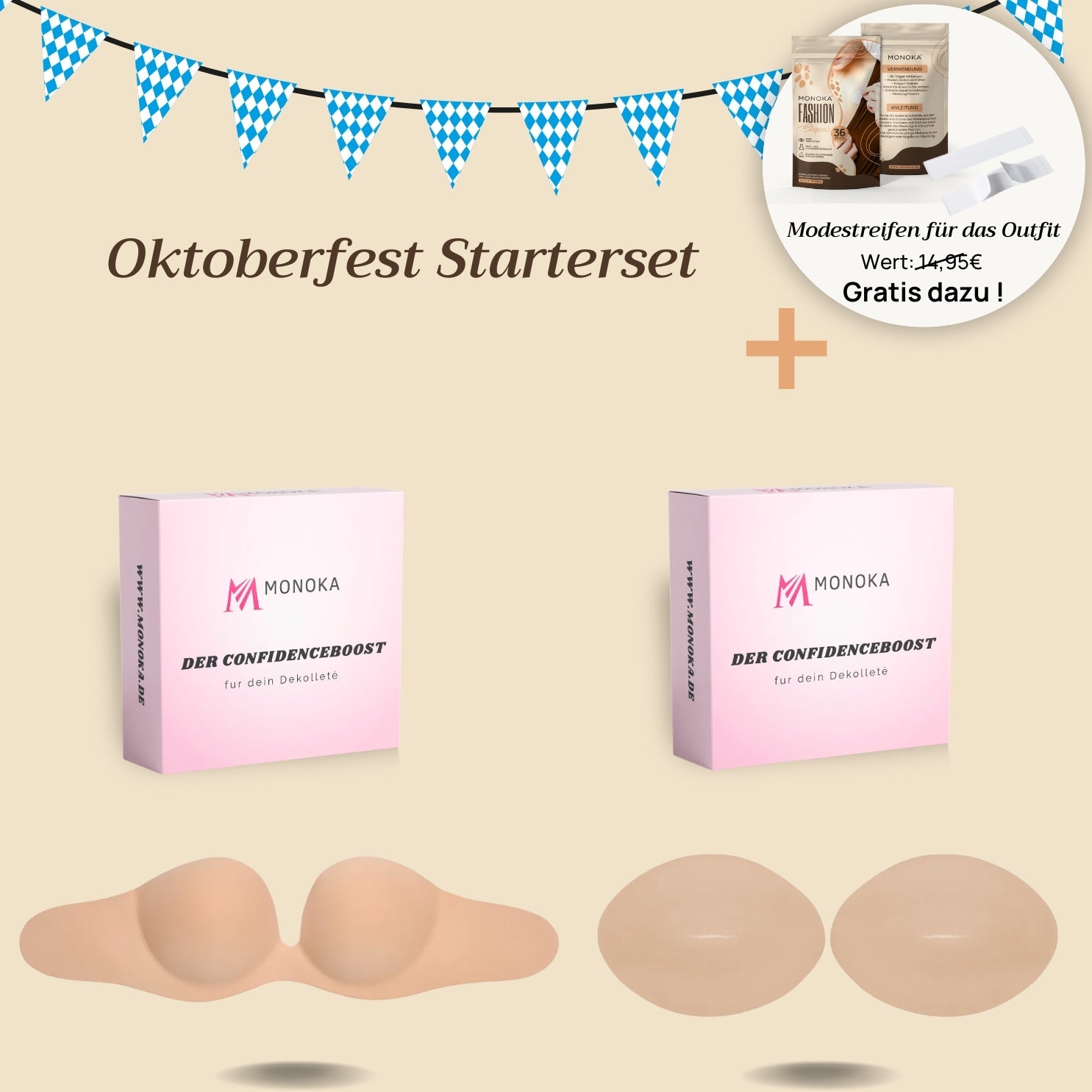 Oktoberfest Starterset™ - Dein Traumdekolleté ohne BH - Monoka