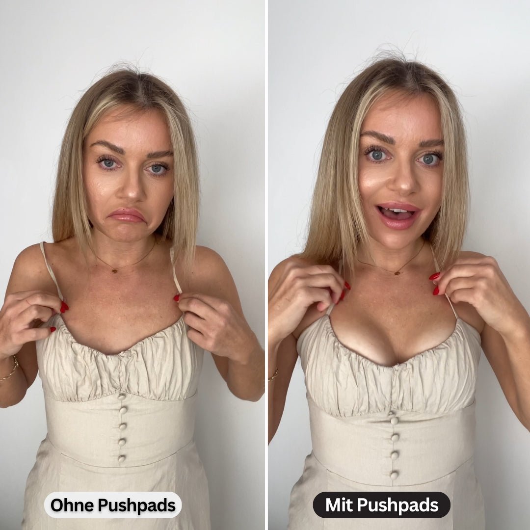 Pushpads™ 2 Seitig klebende Pushup Nippelcover - perfekt für Winter & Sommeroutfits - Monoka