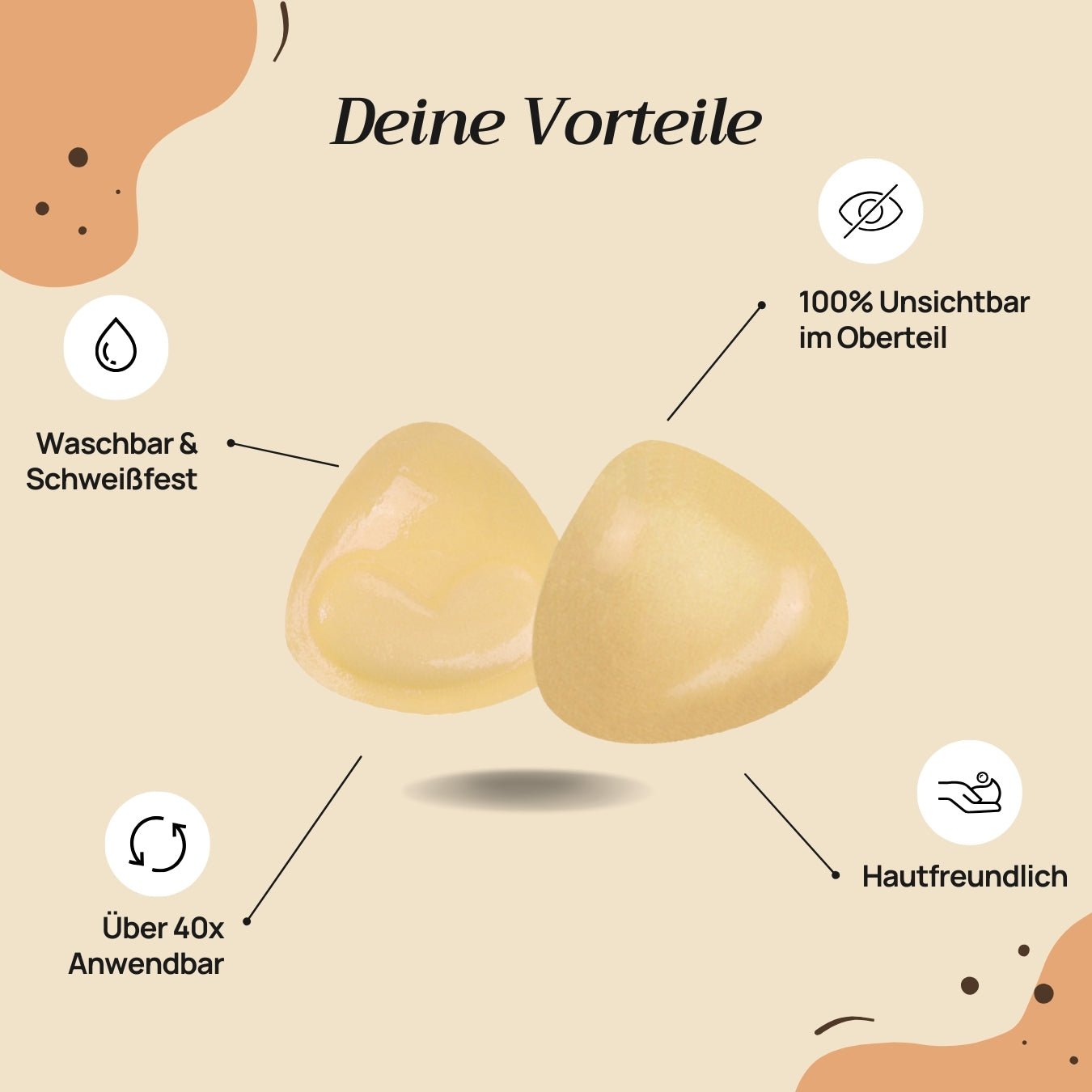 Soft Boost™ Dezenter Push um ein Körbchen - Monoka