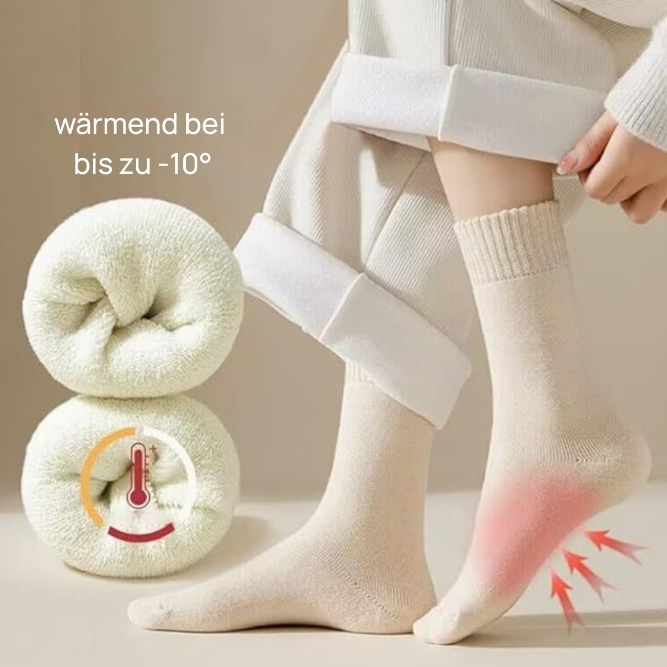 Winter Baumwoll Socken™ - kuschelig warm und weich - Monoka