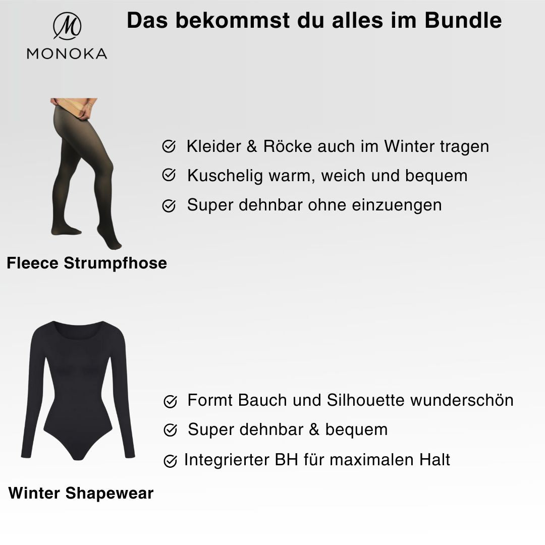 Winter Shaping Bundle™ 2x Strumpfhose + WinterBody Gratis - Monoka