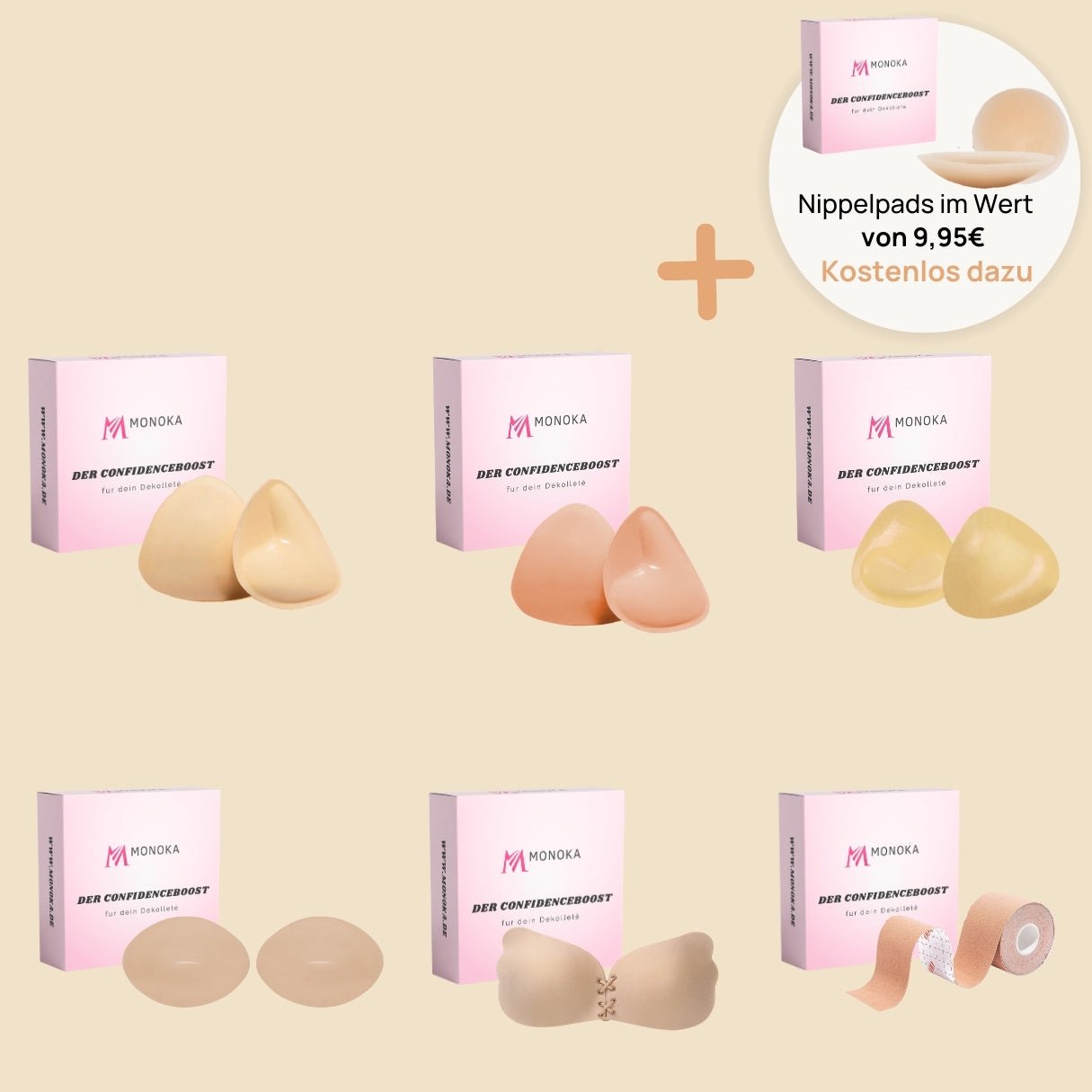 XXL Bundle™ Das perfekte Dekolleté zu jedem Anlass - Monoka