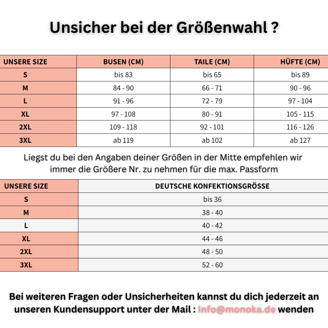 Shapewear™ Dein Wohlfühlbody für eine perfekt geformte Figur - Monokka