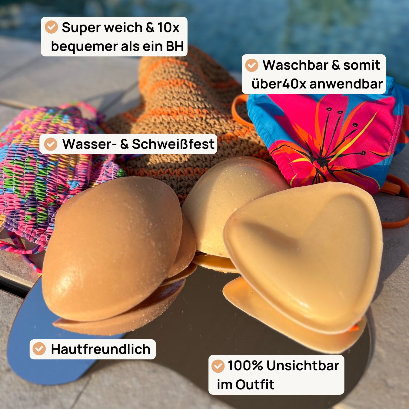 Monoka´s Pushpads™ - 2 Seitig klebende Pushup Nippelcover