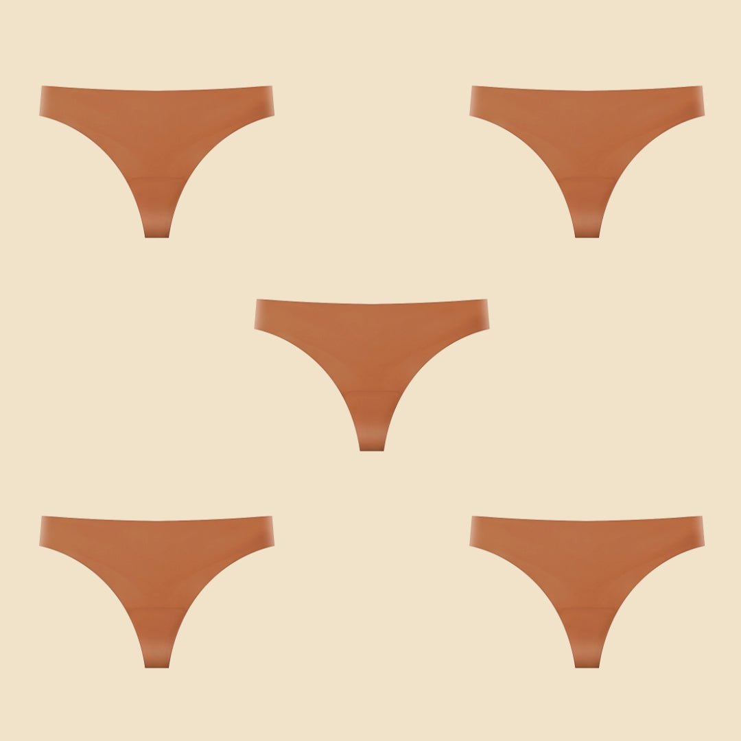 Bequemer nahtloser Slip - Set - Monoka