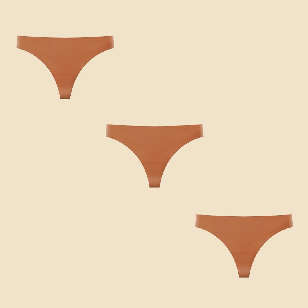 Bequemer nahtloser Slip - Set - Monoka