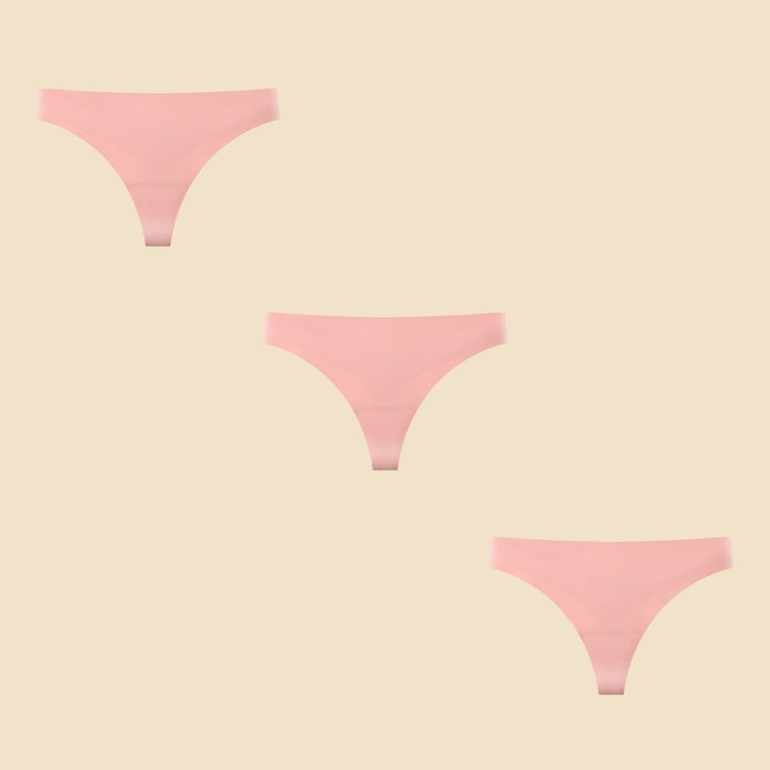Bequemer nahtloser Slip - Set - Monoka