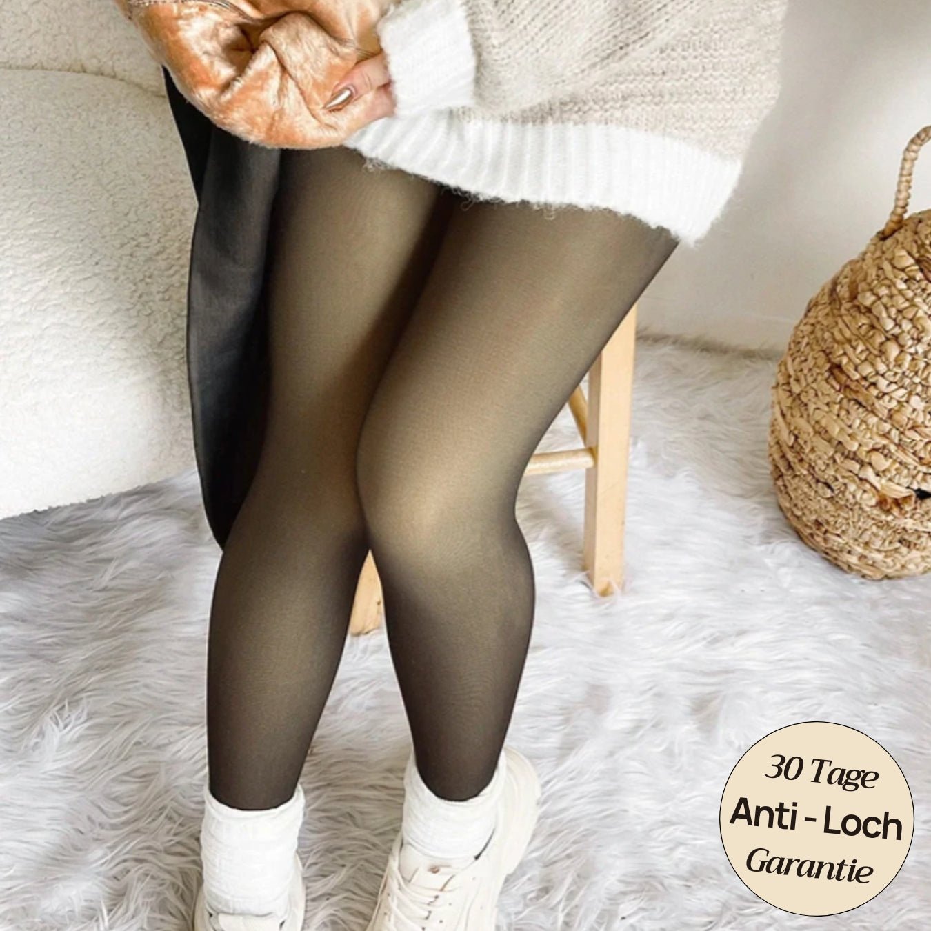 Fleece Strumpfhose™ mit stilvoller & bequemer Naht - Monoka