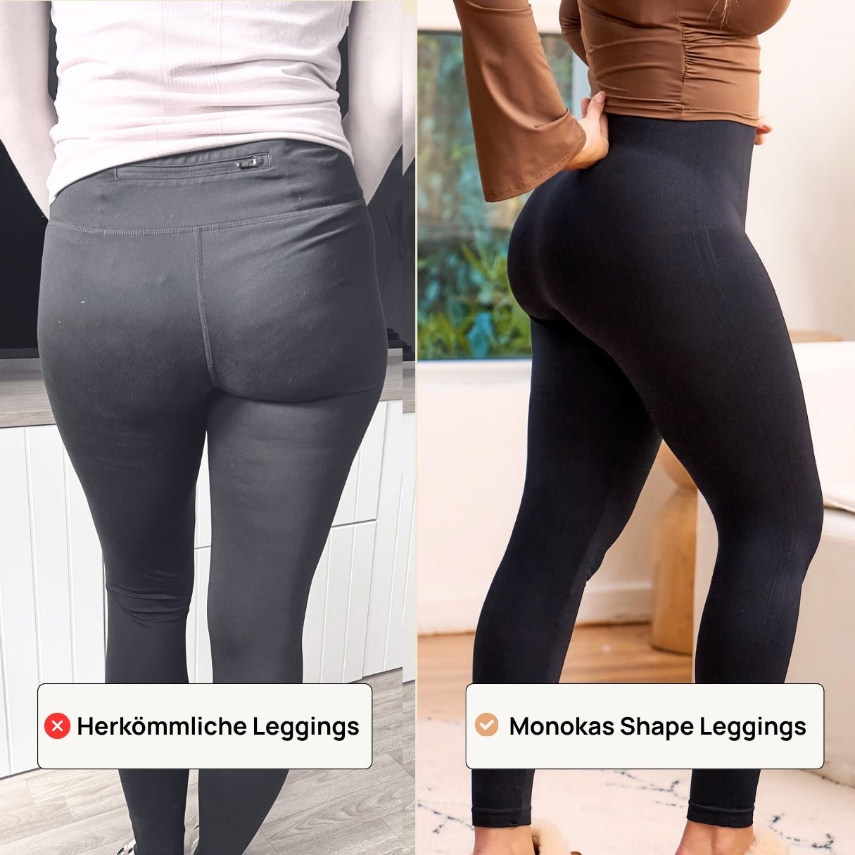 High Waist Shaping Leggings™ - Monoka