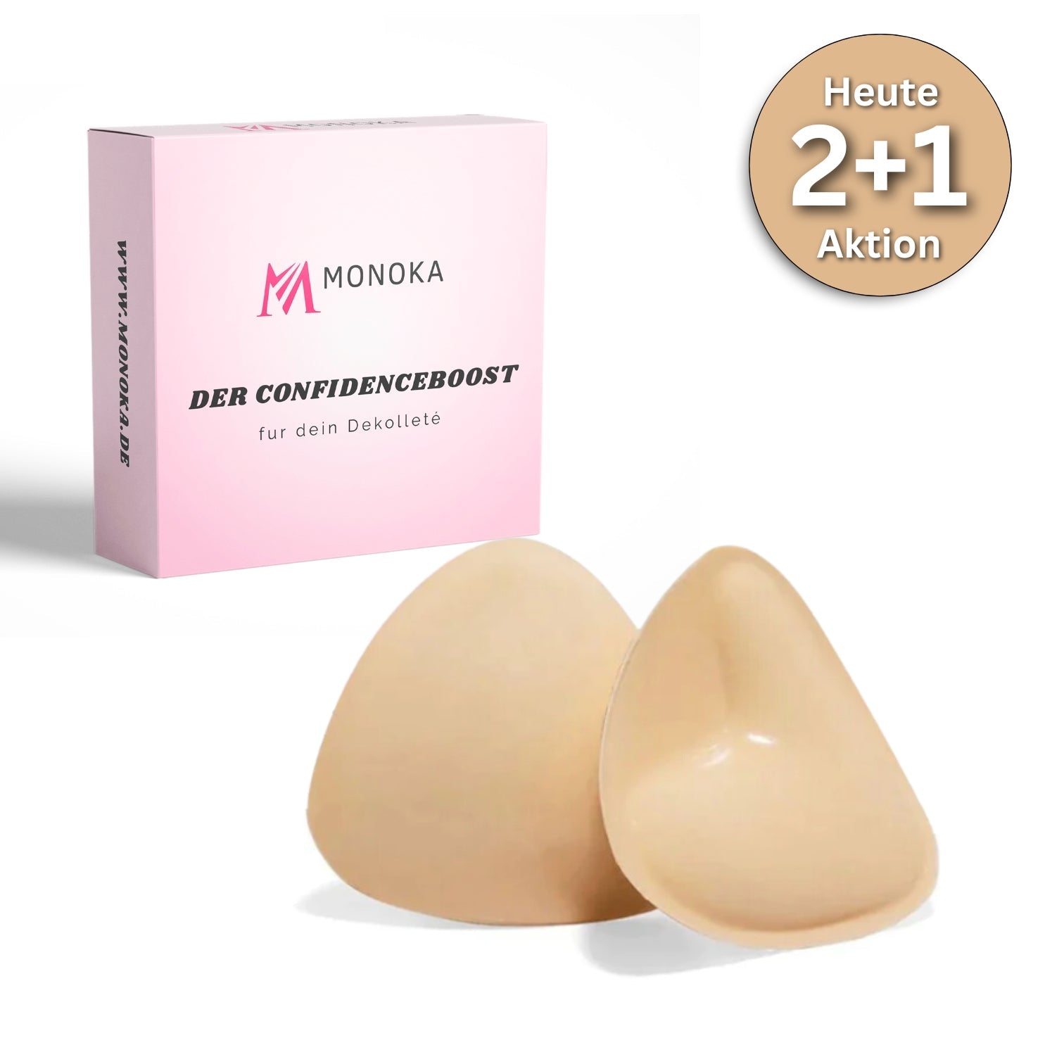 Monoka´s Pushpads™ Doppelseitig klebende Pushup Nippelcover - Monoka