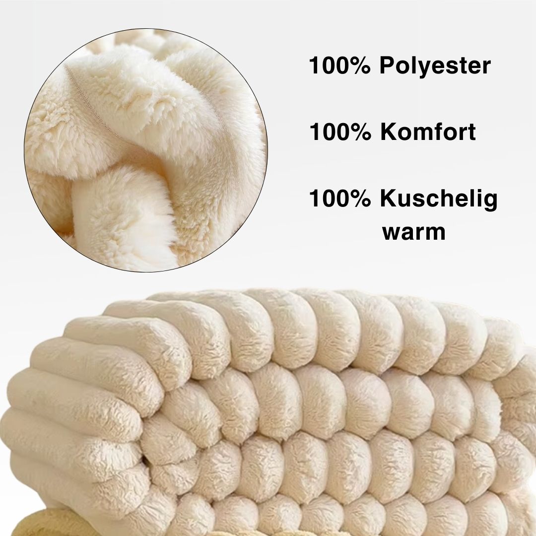 Most Value - Bundle™ - Thermo Strumpfhose, XXL Kuscheldecke 1.2m x 2m + Gratis Fleece Hausschuhe - Monoka