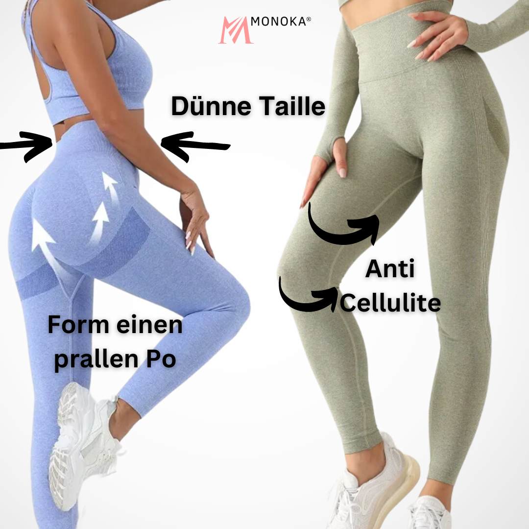 PerfectShave™ 100% Blickdichte Pushup Leggings - Monoka