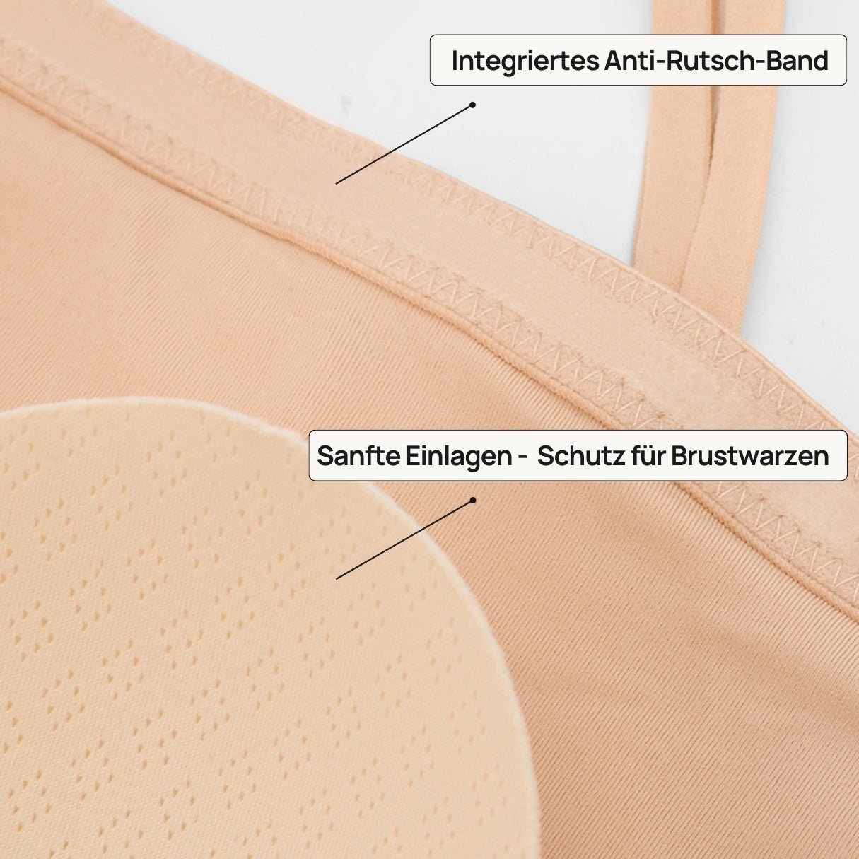 Trägerloser Anti - Rutsch BH™ - Monoka
